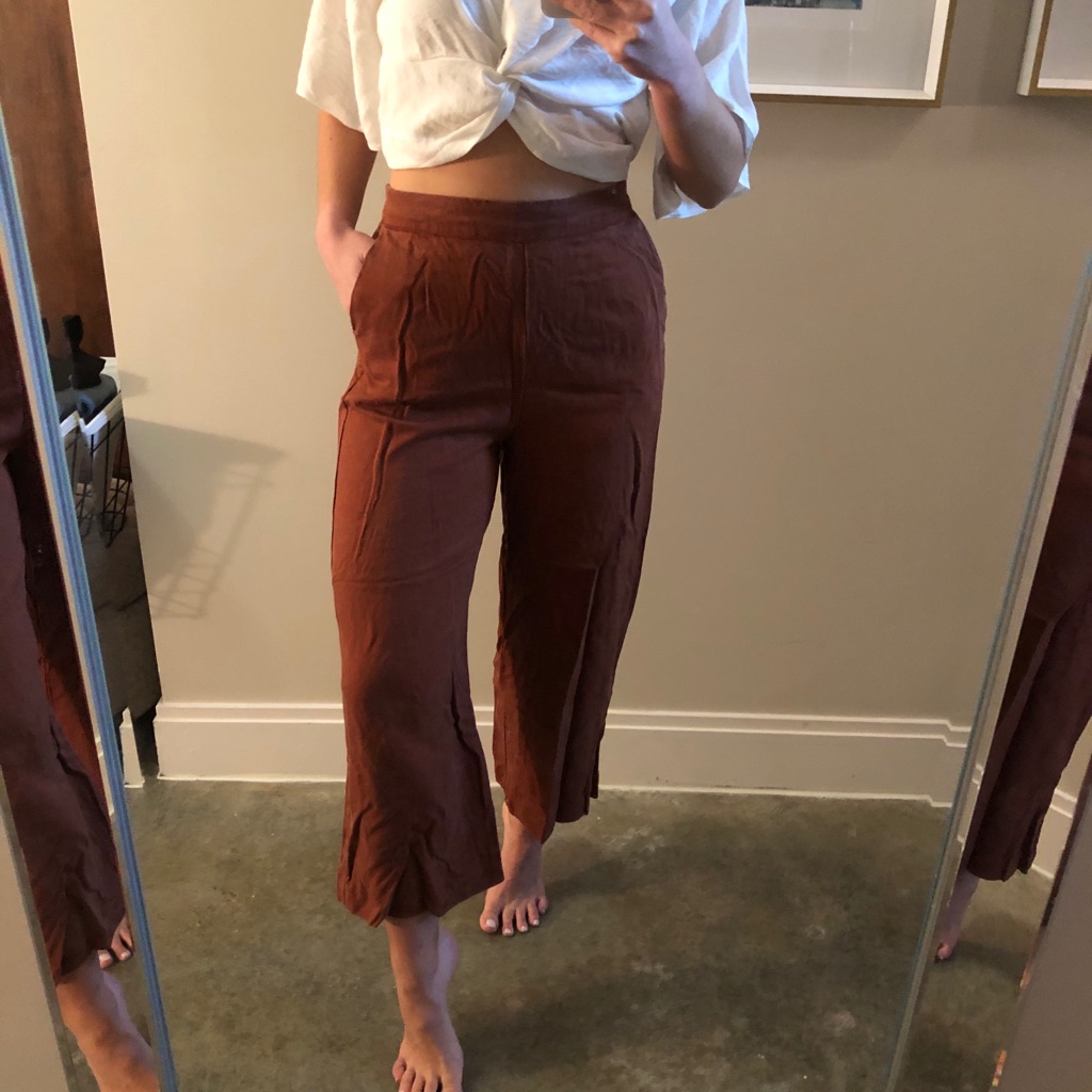 Rust Colored Culottes